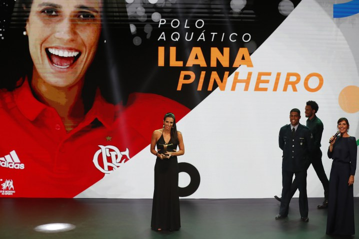 Em março, Illana recebeu o Prêmio Brasil Olímpico, premiação mais importante do país (Foto: Satiro Sodré/ SS PRESS/ CBDA)