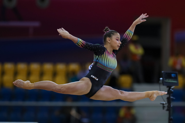 Flavia Saraiva brilhou em competições internacionais em 2018 (Foto: Ricardo Bufolin/CBG)