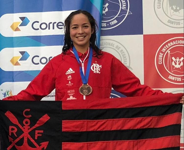 Ana Luiza Daisson é uma das atletas que vai representar o Flamengo nos Jogos Sul-Americanos Escolares