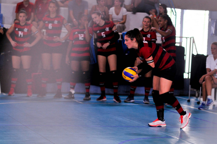 A levantadora Rafaela Lima falou sobre as expectativas para o próximo confronto (Foto: Marcelo Cortes/Flamengo)