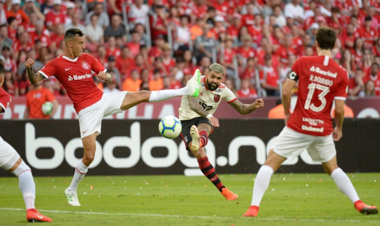 Gabigol em ação. Crédito: Alexandre Vidal