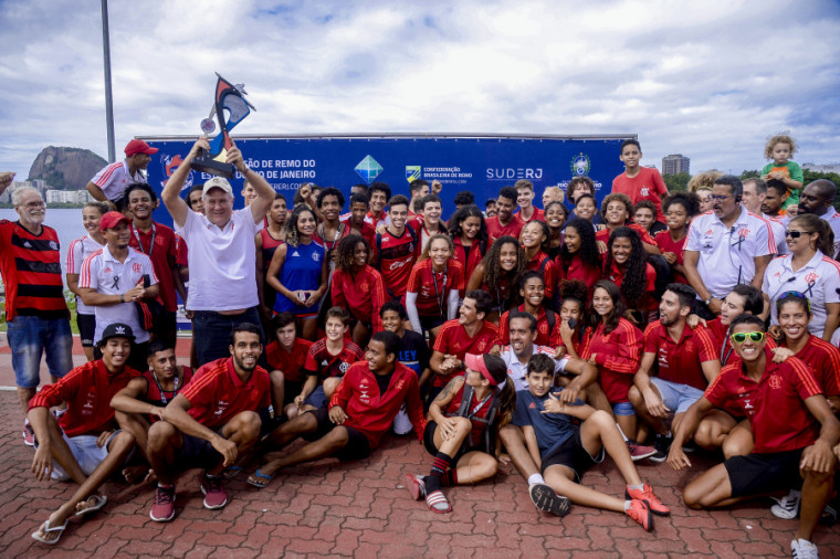 Ao todo, rubro-negros conquistaram 19 medalhas em 15 provas da 2ª Regata do Campeonato Estadual. Foto: Marcelo Cortes / Flamengo Ao todo, rubro-negros conquistaram 19 medalhas em 15 provas da 2ª Regata do Campeonato Estadual. Foto: Marcelo Cortes / Flamengo